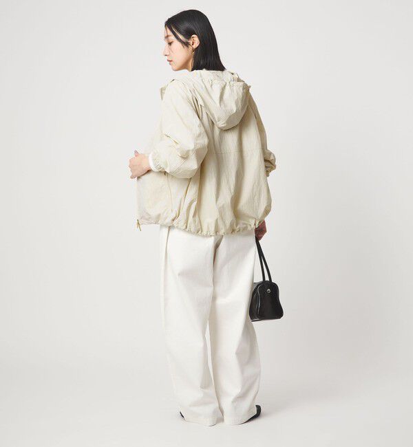 UNITED ARROWS green label relaxing「【WEB限定】＜at ease＞フード ブルゾン マシンウォッシャブル 撥水 UVカット」|ブルゾン・スタジャン|