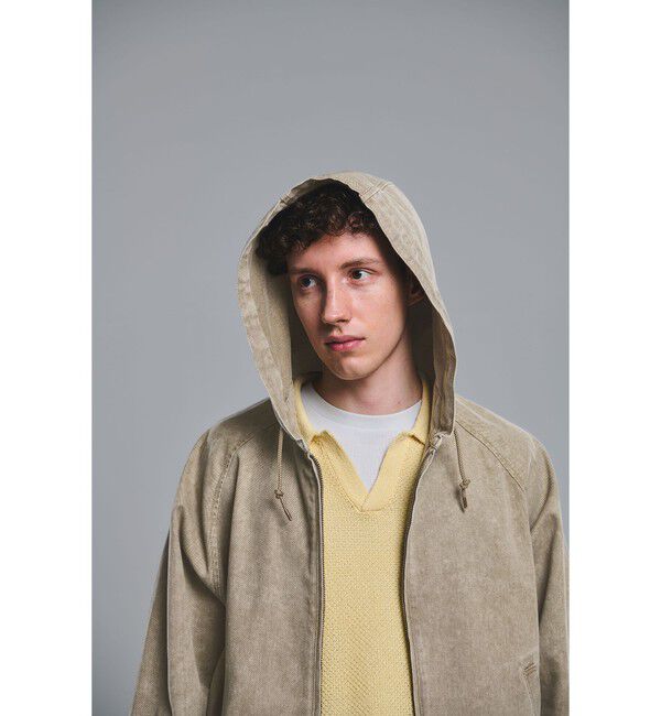 UNITED ARROWS green label relaxing「プリント バイオ フード ブルゾン」|その他|BEIGE