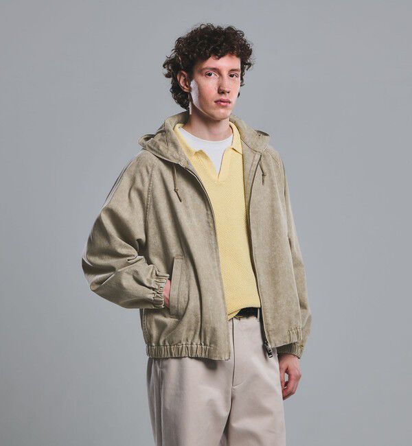 UNITED ARROWS green label relaxing「プリント バイオ フード ブルゾン」|その他|