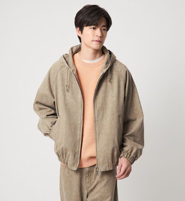 UNITED ARROWS green label relaxing「プリント バイオ フード ブルゾン」|その他|