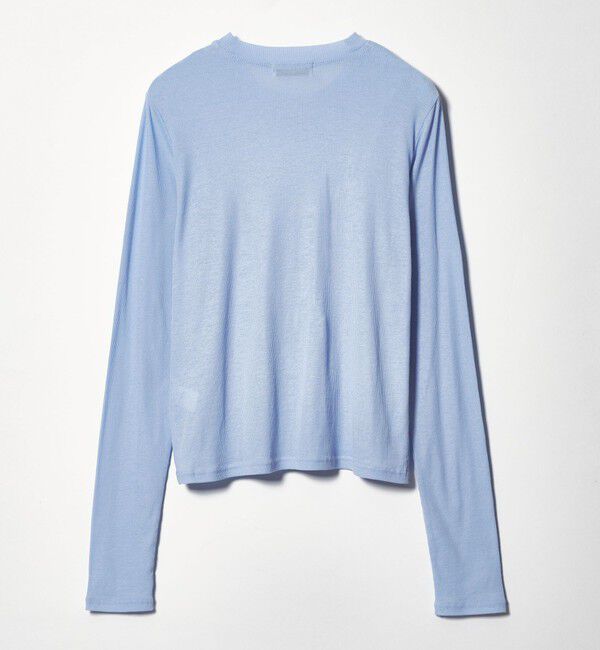 EMMEL REFINES「＜EMMEL REFINES＞EM テレコ クルーネック ロングスリーブ」|Tシャツ・カットソー|