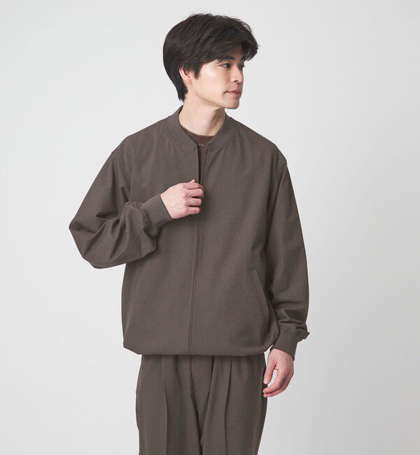 UNITED ARROWS green label relaxing「FREELITCH リブ ブルゾン -2WAYストレッチ・吸水速乾-」|ブルゾン・スタジャン|