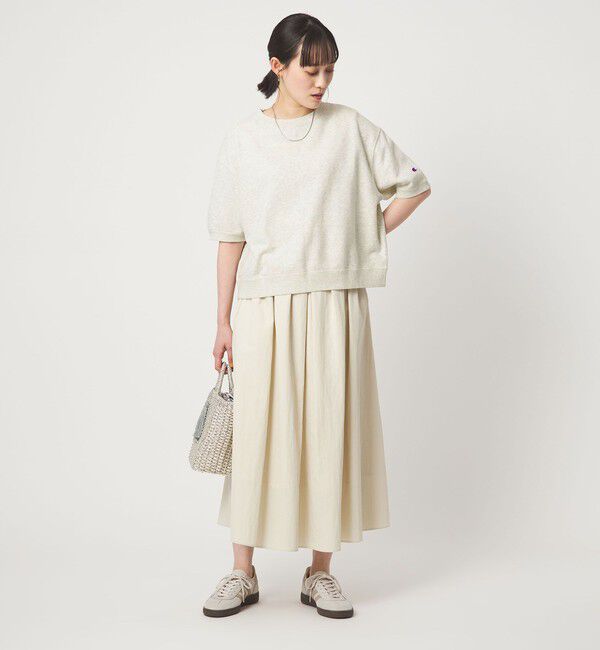 UNITED ARROWS green label relaxing「【別注】＜Champion＞5分袖 スウェット プルオーバー」|Tシャツ・カットソー|