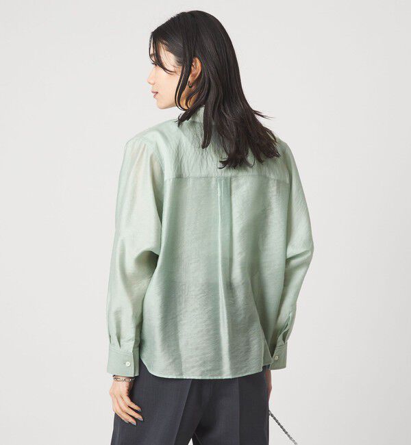 UNITED ARROWS green label relaxing「エアリー シアー ロングスリーブ シャツ ウォッシャブル 接触冷感」|シャツ・ブラウス|