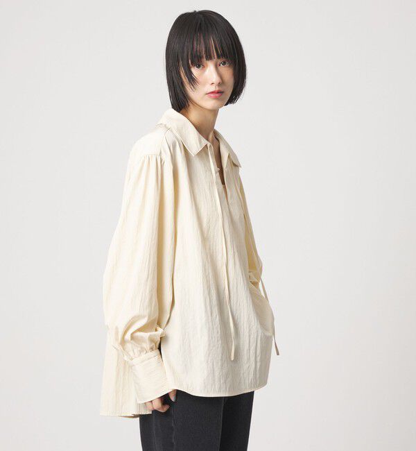 EMMEL REFINES「＜EMMEL REFINES＞EM スキッパー シャツ」|シャツ・ブラウス|