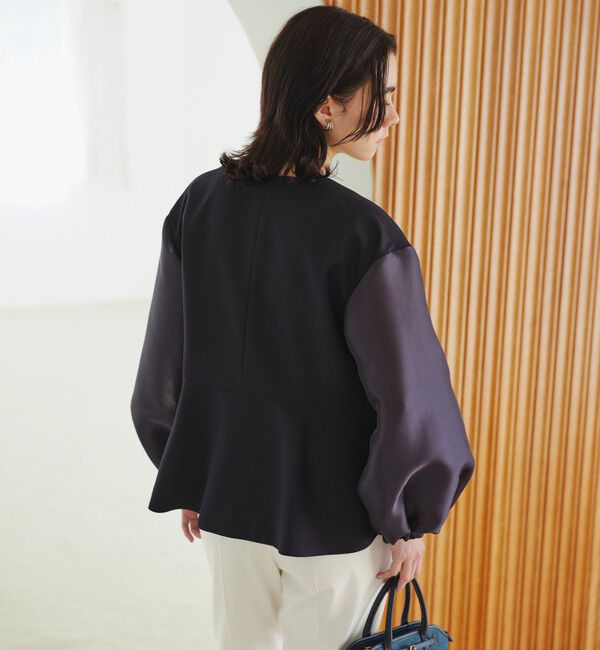 UNITED ARROWS green label relaxing「［size SHORTあり］fleurie(フルリー) フォルム ジャケット 2」|ノーカラージャケット|