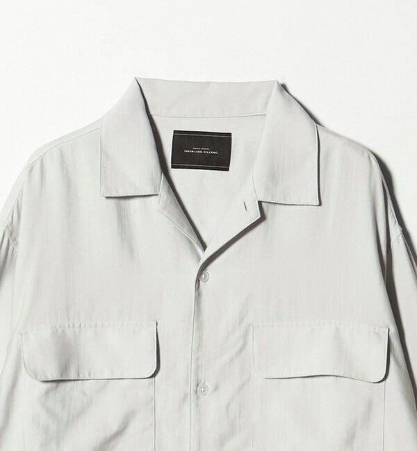 UNITED ARROWS green label relaxing「ナイロン ツイル オープンカラー シャツ ブルゾン -撥水-」|シャツ・ブラウス|