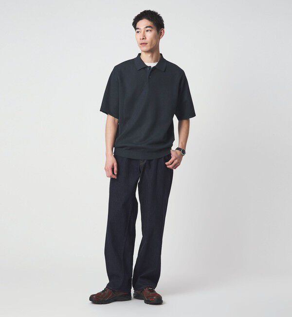 UNITED ARROWS green label relaxing「BREEZY ペーパー 半袖 ポロシャツ -ハンドウォッシャブル・抗菌・通気性-」|ポロシャツ|