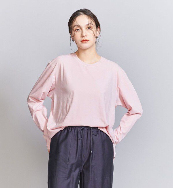 BEAUTY&YOUTH UNITED ARROWS「コットン ルーズ ロングスリーブ Tシャツ」|Tシャツ・カットソー|