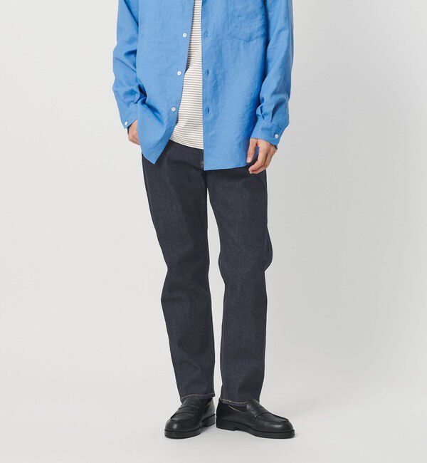 BEAUTY&YOUTH UNITED ARROWS「L&infin;Plus シェービング 5ポケット デニム パンツ NO.3」|チノ|NAVY