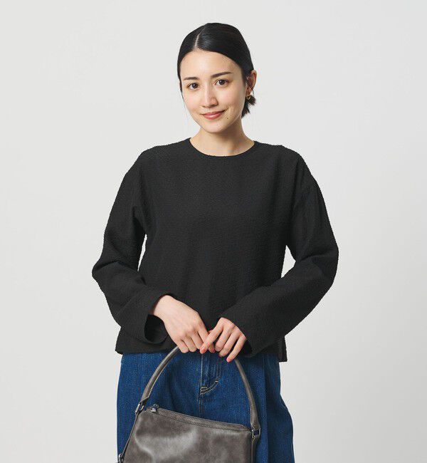 BEAUTY&YOUTH UNITED ARROWS「ピンドット シアージャガード ブラウス ウォッシャブル」|シャツ・ブラウス|