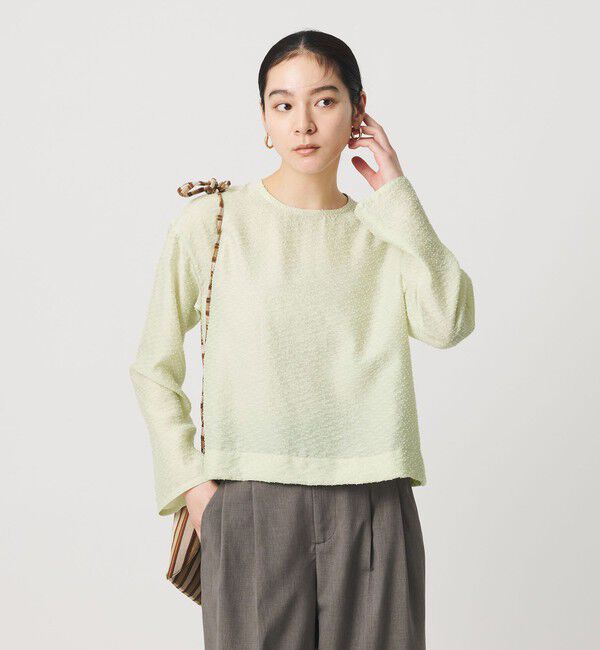 BEAUTY&YOUTH UNITED ARROWS「ピンドット シアージャガード ブラウス ウォッシャブル」|シャツ・ブラウス|