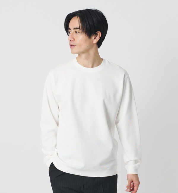 BEAUTY&YOUTH UNITED ARROWS「WAVES ダブルフェイス コンフォート スウェット」|Tシャツ・カットソー|WHITE