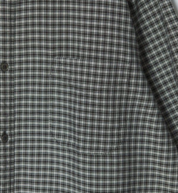 STEVEN ALAN「＜Steven Alan＞ ドレープ オックス チェック レギュラーカラー シャツ LOOSE」|シャツ・ブラウス|