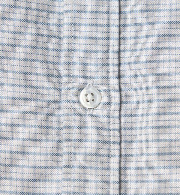 STEVEN ALAN「＜Steven Alan＞ ドレープ オックス チェック レギュラーカラー シャツ LOOSE」|シャツ・ブラウス|