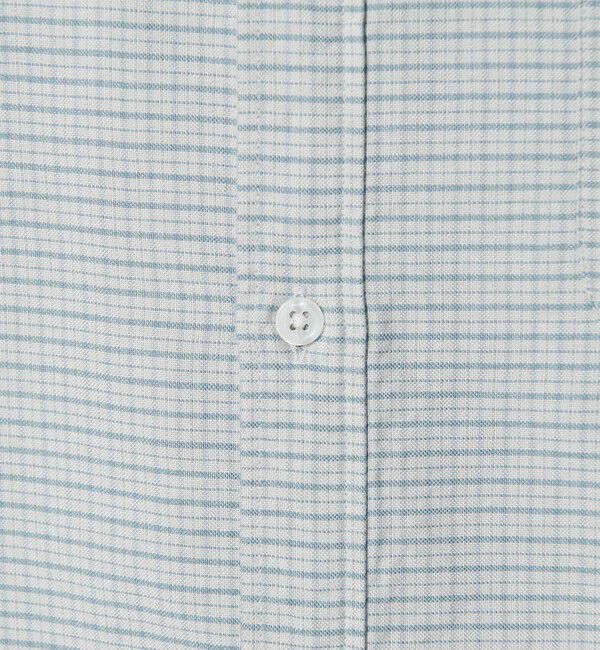 STEVEN ALAN「＜Steven Alan＞ ドレープ オックス チェック レギュラーカラー シャツ LOOSE」|シャツ・ブラウス|