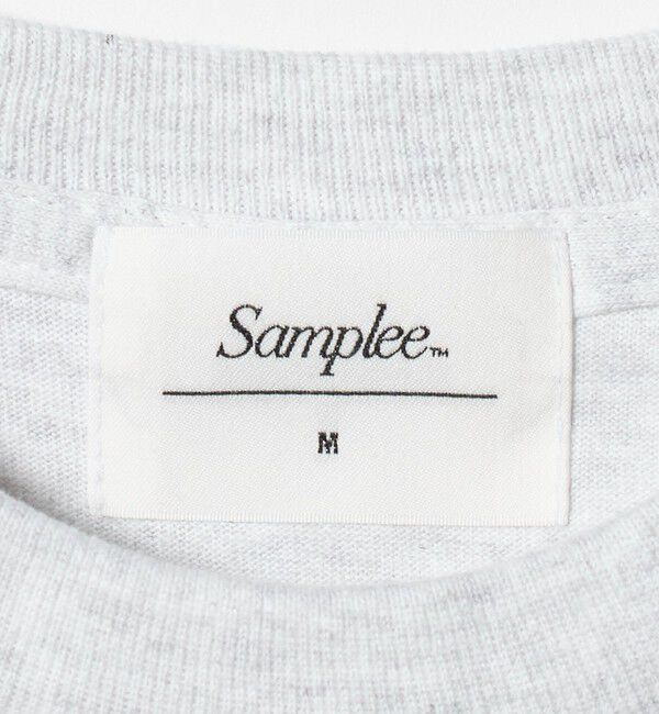 BEAUTY&YOUTH UNITED ARROWS「【別注】＜Samplee＞ショートスリーブ Tシャツ ライトグレー」|Tシャツ・カットソー|