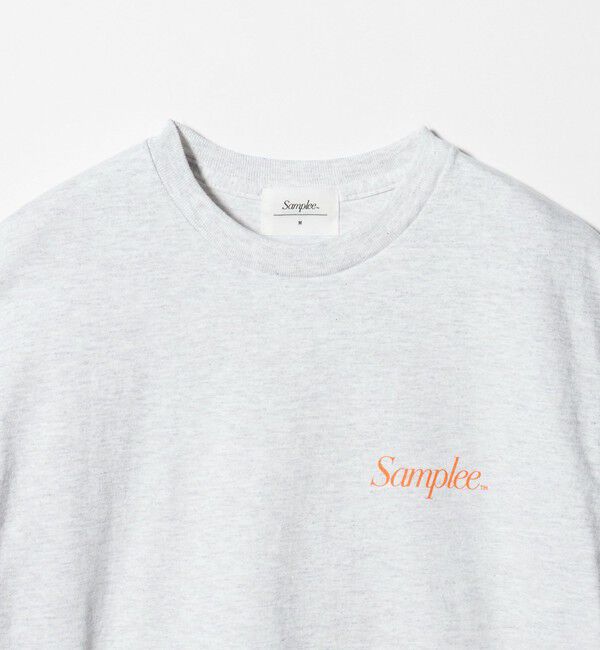 BEAUTY&YOUTH UNITED ARROWS「【別注】＜Samplee＞ショートスリーブ Tシャツ ライトグレー」|Tシャツ・カットソー|