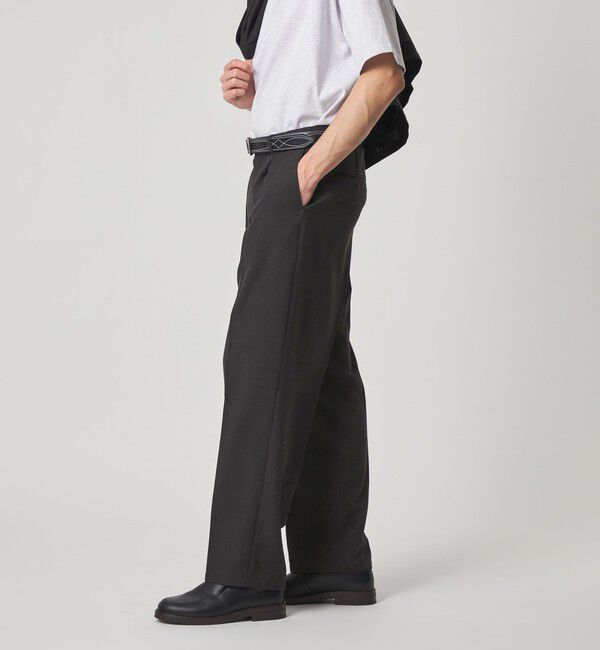 STEVEN ALAN「＜Steven Alan＞ P/LN アウト ワンプリーツ スラックス」|スラックス|