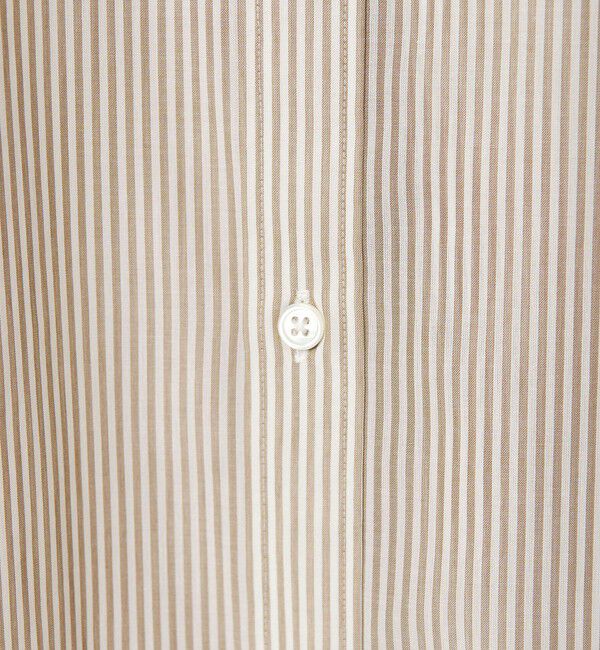 STEVEN ALAN「＜Steven Alan＞ 100 ガスボイル ストライプ レギュラーカラー シャツ LOOSE」|シャツ・ブラウス|