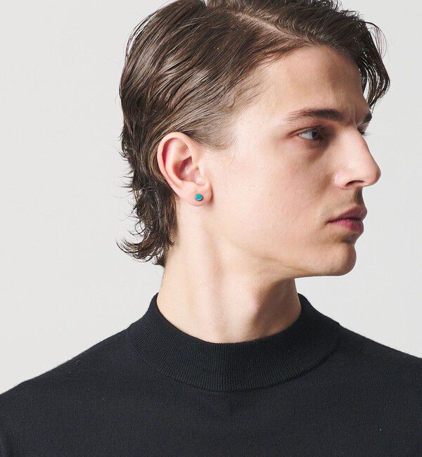 BEAUTY&YOUTH UNITED ARROWS「＜eoa＞ストーン スタッズ ピアス」|ピアス|GOLD