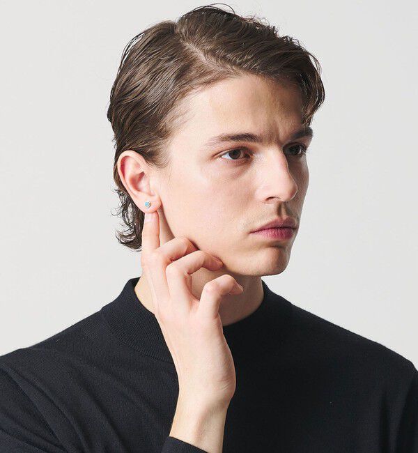 BEAUTY&YOUTH UNITED ARROWS「＜eoa＞ストーン スタッズ ピアス」|ピアス|