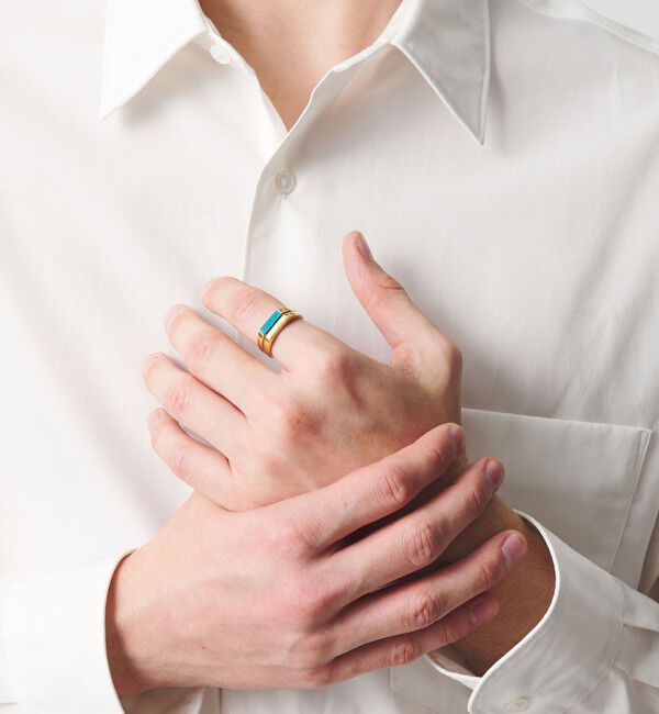 BEAUTY&YOUTH UNITED ARROWS「＜eoa＞ストーン ダブル リング」|リング|