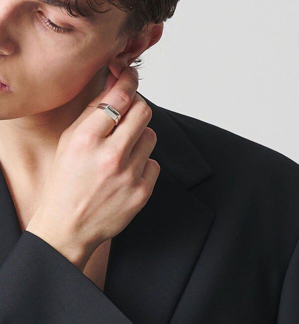 BEAUTY&YOUTH UNITED ARROWS「＜eoa＞ストーン ダブル リング」|リング|SILVER