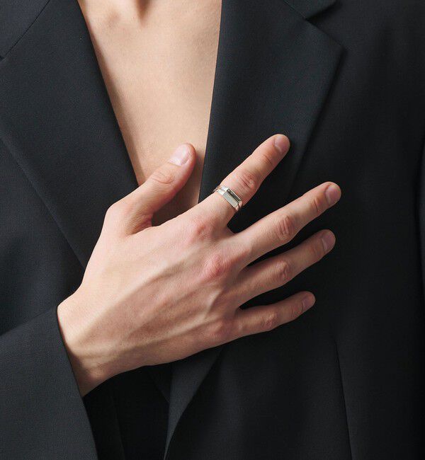 BEAUTY&YOUTH UNITED ARROWS「＜eoa＞ストーン ダブル リング」|リング|