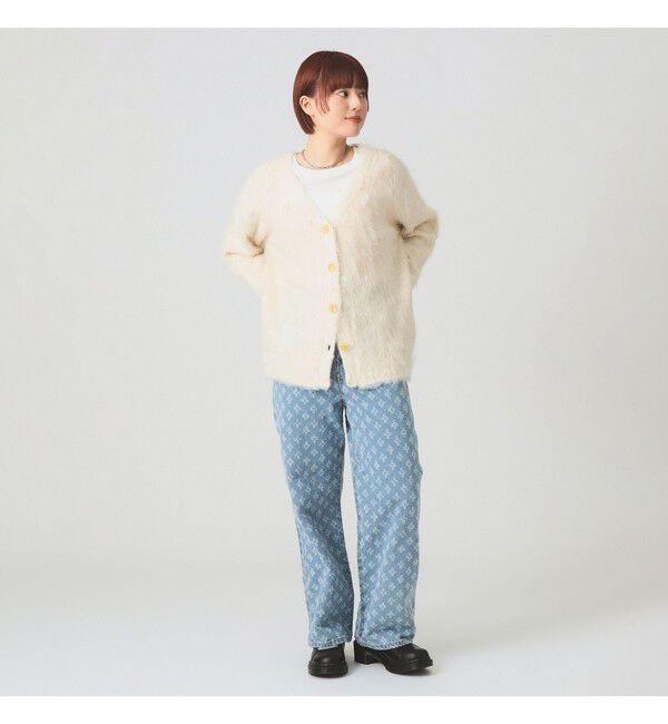 Ray BEAMS 「ジャカード デニム パンツ」|デニム|