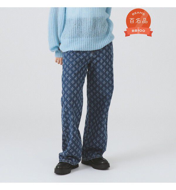 Ray BEAMS 「ジャカード デニム パンツ」|デニム|INDIGO