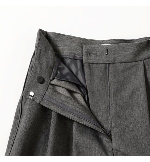 Demi-Luxe BEAMS 「ポプリン 2タックパンツ」|チノ|