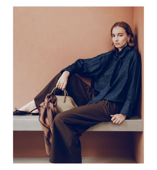 Demi-Luxe BEAMS 「ポプリン 2タックパンツ」|チノ|