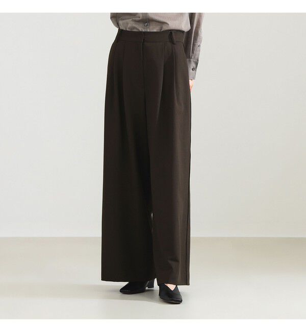 Demi-Luxe BEAMS 「ポプリン 2タックパンツ」|チノ|