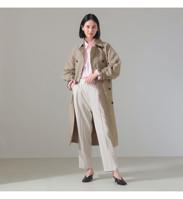 Demi-Luxe BEAMS 「AK+1 / ドルマンスリーブ風 トレンチコート」|ダッフルコート|
