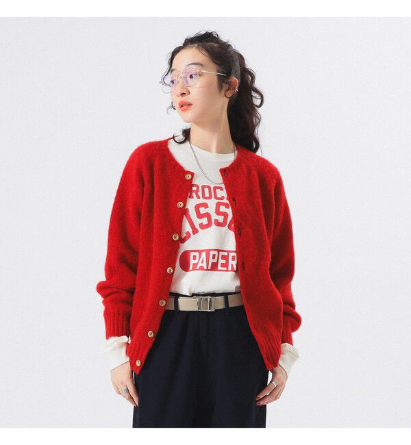 BEAMSBOY「【別注】Nor&rsquo;Easterly / シェットランド シャギー カーディガン 25F」|ニット・セーター|