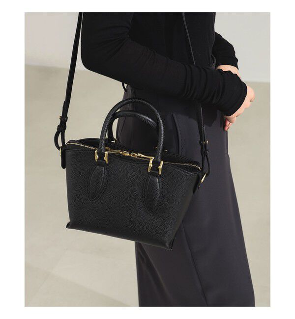 Demi-Luxe BEAMS 「TOFF&LOADSTONE / クープ ライトシュリンク トートバッグ S」|トートバッグ|BLACK