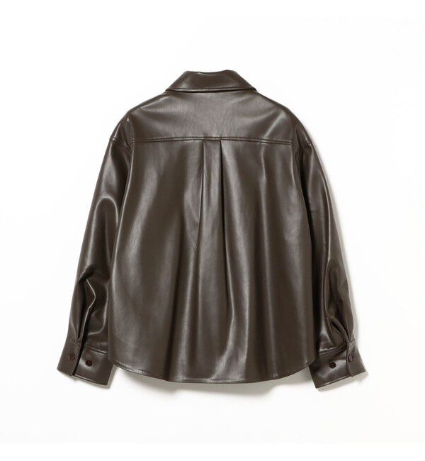 Demi-Luxe BEAMS 「フェイクレザー シャツジャケット」|ダッフルコート|