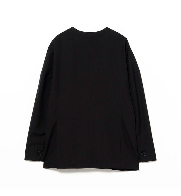 Ray BEAMS 「ノーカラー ビッグ ジャケット」|ノーカラージャケット|