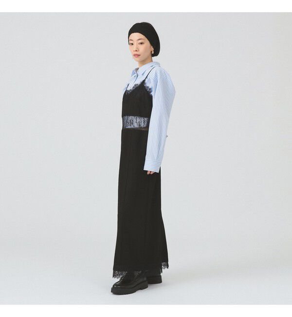 Ray BEAMS 「レース キリカエ キャミワンピース」|ワンピース|