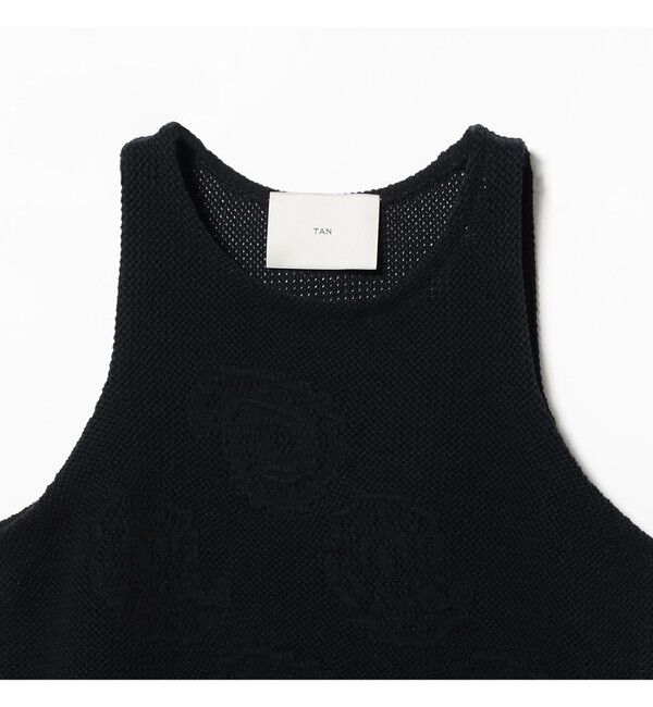 Demi-Luxe BEAMS 「TAN / ペイズリー ノースリーブ ニット」|ニット・セーター|