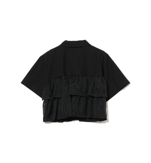 Ray BEAMS 「シアー ティアード ハーフスリーブ シャツ」|シャツ・ブラウス|
