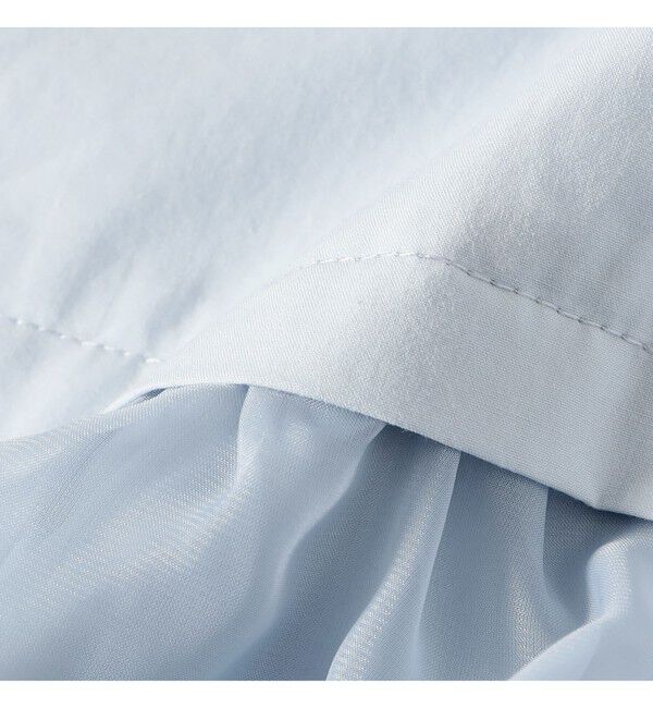 Ray BEAMS 「シアー ティアード ハーフスリーブ シャツ」|シャツ・ブラウス|