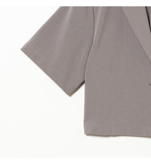 Ray BEAMS 「1ボタン シングル クロップド ジャケット」|ベスト・ジレ|