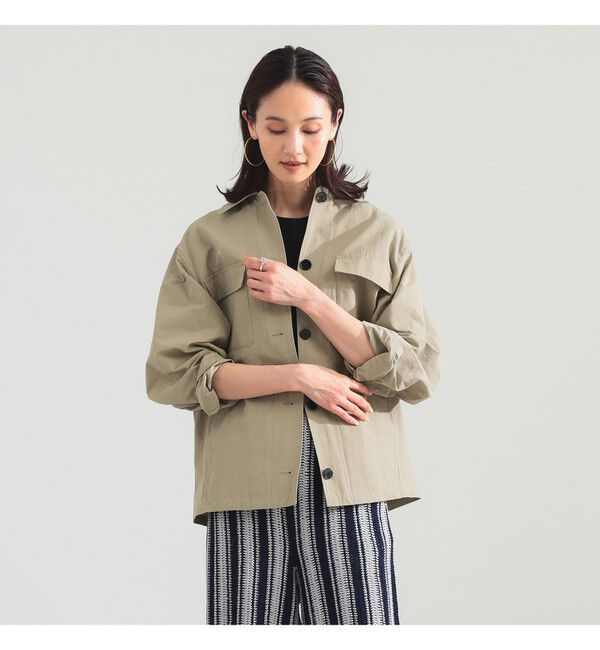 Demi-Luxe BEAMS 「ナチュラル ワッシャー ブルゾン」|ブルゾン・スタジャン|