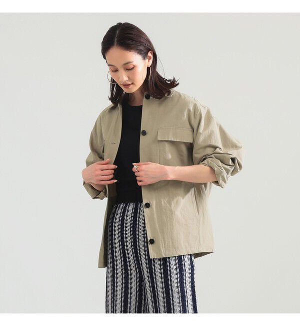 Demi-Luxe BEAMS 「ナチュラル ワッシャー ブルゾン」|ブルゾン・スタジャン|