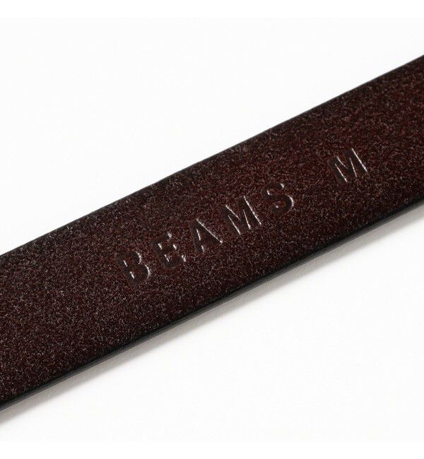 BEAMS「ヌメレザー ベルト」|ベルト|