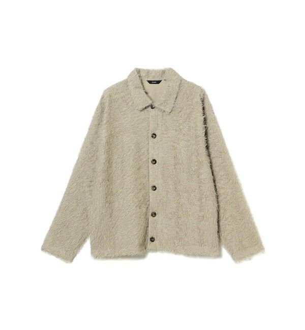 BEAMS「リラックスフィット フリンジ シャツ」|シャツ・ブラウス|TAUPE