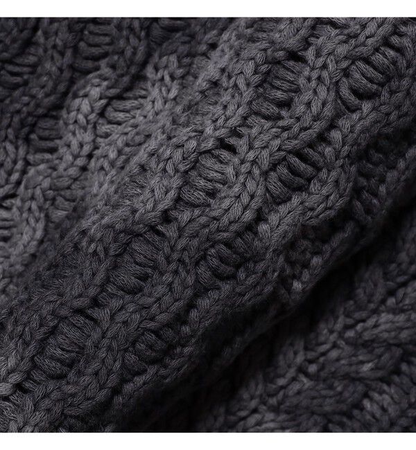 BEAMS「ワイドショートフィット アランニット」|ニット・セーター|