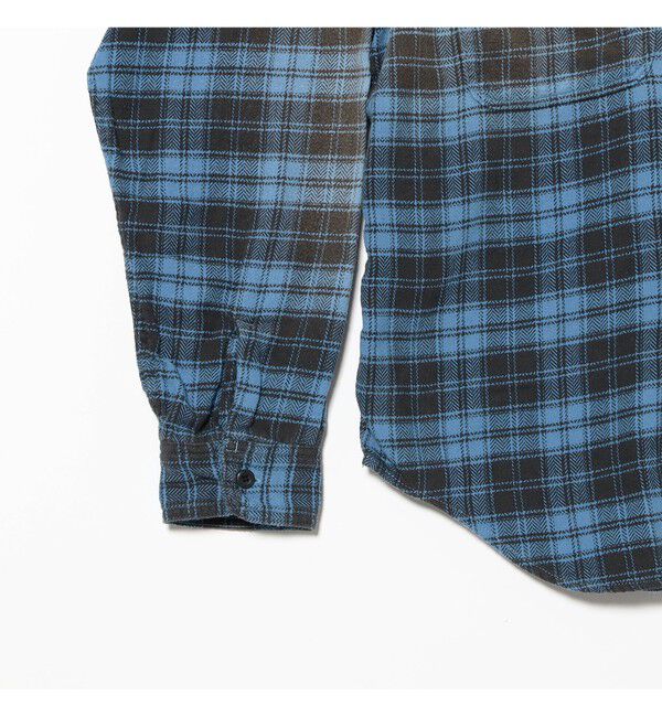 BEAMS「ワイドフィット フェード チェックシャツ」|シャツ・ブラウス|